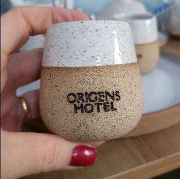 Copo artesanal personalizado para hotel